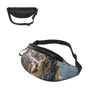 PAQOLSMCKR Sac à bandoulière pour homme et femme, beau sac de poitrine italien, sac à bandoulière pour voyage, sport, course à pied, Magnifique Italie, taille unique