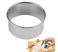 Pâque rond, coupe-rond Moules d'anneau de beignets en acier inoxydable
