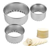 Pâque rond, coupe-rond Moules d'anneau de beignets en acier inoxydable