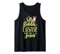 Pâques chez Les Silly Rabbits est pour Jésus Débardeur