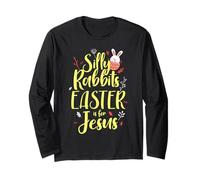 Pâques chez Les Silly Rabbits est pour Jésus Manche Longue