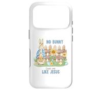 Pâques chrétiennes No Bunny Loves Me Like Jesus God Love Faith Coque pour iPhone 17 Pro