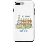 Pâques chrétiennes No Bunny Loves Me Like Jesus God Love Faith Coque pour iPhone 7 Plus/8 Plus