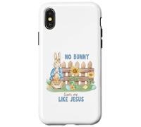 Pâques chrétiennes No Bunny Loves Me Like Jesus God Love Faith Coque pour iPhone X/XS
