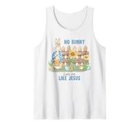 Pâques chrétiennes No Bunny Loves Me Like Jesus God Love Faith Débardeur