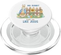 Pâques chrétiennes No Bunny Loves Me Like Jesus God Love Faith PopSockets PopGrip pour MagSafe