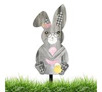 Pâques de Pâques, enjeux de cour de lapin animal - Décorations de pelouse en forme d'animal acrylique | Pâques Animal Garden, Signes de pelouse de lapin avec des enjeux pour le jardin, le patio, la pe