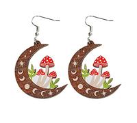 Pâques Enfants Lady Mignon D'oreilles Champignon Traversant Lapin Oeuf D'oreilles Bijoux Boucles pour Femmes