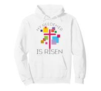 Pâques Jésus Mon rédempteur VIT il est ressuscité Tombeau crucifié Sweat à Capuche
