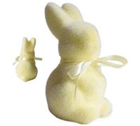 Pâques Moss Bunny - Figurine De Lapin Décorative Moss, Figure De Lapin | Est Livré Avec Une Statue De Bunny De Pâques, Parfaite Pour Décorer Votre Salon, Votre Bureau, Une Étagère, Un Stand De Télévis