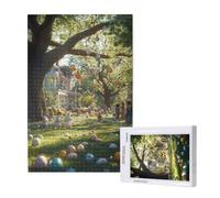 Pâques Puzzle 5000 Pièces Adultes Puzzle Paysage Classique, Activite Manuelle Adulte, Puzzles de Jeu Stimulants, Puzzles Impossible, Enjoy Activités de défi Familial pour Ies Soirées de Jeu,p1908t