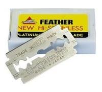 Paquet 10 lames rasoir feather new hi-stainless G