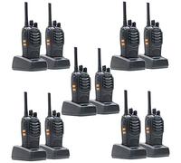 Paquet 10 radios Portables PNI PMR R40 Pro Piles, chargeurs et écouteurs Inclus