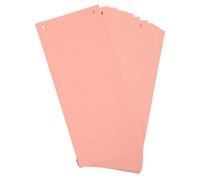 Exacompta Intercalaires Premium 100 fiches horizontales perforées 105×240 mm – Rose