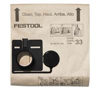 Paquet 5 sacs filtre FIS-CT 33/5 FESTOOL - 452971