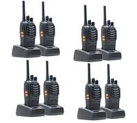 Paquet 8 Radio Portable PNI PMR R40 Pro Piles, chargeurs et écouteurs Inclus
