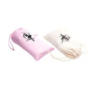 Paquet à Chaussures de Danse Classique, 1 Paire, Satin et Toile | Pochette à Cordon, Compartiment pour Petits Accessoires, Design Compact, pour Studio et Maison