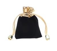 Paquet à Cordon 10pcs en Velours Noir pour Bijoux Ambiance Halloween | Pochettes Chic, Format Petit, pour Rosaires et Bijoux, Usage Fête de Noël, Lot Pratique