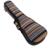 Paquet à Dos de Transport pour Ukulélé, Housse Épaisse, Multicolore | Petite Poche Zippée Incluse, Polyester et Coton, Design Portable et Léger, Protection du Corps