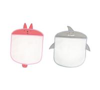 Paquet à Jouets en Filet de Rangement Mural 2 Pièces Pvc Blanc