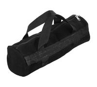 Paquet à Outils en Toile Noire à Large Ouverture avec Poignée | Compartiments Organisés, Fermetures Zippées, Format Compact Plat, pour Maintenance Auto et Sortie Extérieure