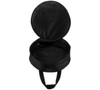 Paquet à Outils Rond Portable Noir en Oxford, Rangement Épais | Poignée Intégrée, Capacité Généreuse, pour Câbles de Charge et Outils, Usage Polyvalent
