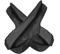 Paquet à Ukulélé Oxford 26 Pouces, Housse Noire Résistante, 2 Pièces | Rangement Maison ou Extérieur, Bandoulière Réglable, Tissu Oxford et Toile, pour Soprano et Ukulélé