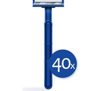 Paquet avantage 2x Gillette Blue II Couteau ondulé jetable 20 pièces