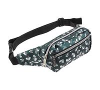 Paquet Banane de Course Pu pour Femmes, Pratique pour Voyage Shopping | Design Simple, Plusieurs Manières de Port, Vert, Pochette Smartphone, Usage Sport et Sorties