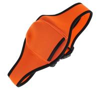 Paquet Banane Micro pour Entraîneur Sportif, Poche Sécurisée, Orange | Polyester Chic, Portable pour Cours de Danse et Coaching Public, Maintien Confortable en Mouvement