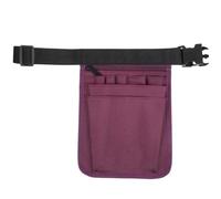 Paquet Banane Organisateur pour Outils, Nylon Pourpre, Ceinture Ajustable | Grosse Poche Avant, Multiples Compartiments, Port Portable, Usage Intérieur et Jardinage, pour Médecins et Bricoleurs