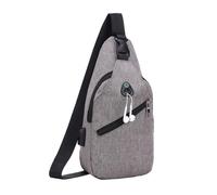 Paquet Bandoulière Homme Sport Simple, Poche Principale Multicouche | Oxford et Polyester, Imperméable et Léger, pour Téléphone et Batterie Externe, Voyage et Escapades