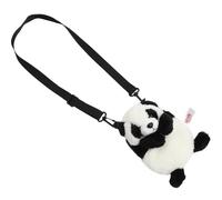 Paquet Bandoulière Panda en Peluche, Modèle 1 Pièce, Style Cartoon | Peut Servir de Paquet à Main, Format Souple, Souvenir Mignon pour Sorties Familiales et Activités Sportives