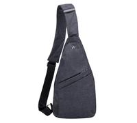 Paquet Bandoulière Poitrine Homme, Polyester Noir, Sport Décontracté | Réglable, Confortable, Réduit la Pression Épaule, Usage Outdoor, Style Casual, pour Amis et Époux