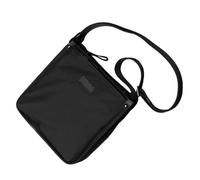 Paquet Bandoulière pour Homme Noir en Tissu Oxford Décontracté | Format Léger à Résistance Renforcée, Usage Voyage et Shopping, Fermeture Zippée Lisse, Réglage à Taille