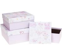 Paquet cadeau avec noeud 3pcs pastel ROZETTE