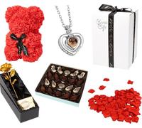 Paquet Cadeau Romantique - Cadeau Pour Femme - Amour - Cadeau Valentine - Cadeau d'anniversaire - Coffret Cadeau - Boîte Cadeau -Love Box -Boîte Cadeau Avec Cadeaux Romantiques Pour Elle