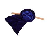 Paquet D’offrande de Communion en Velours avec Poignée Bois Rouge | Bourse de Quête pour Église, Doublure Aléatoire, Usage Principal Lors des Collectes, Finition Couleur Aléatoire
