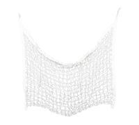Paquet D'alimentation pour Chevaux Portable en Maille Légère | Deux Cordes D'angle, Taille Adaptée, Blanc, Pochette Tissée pour Écurie, Fournitures Agricoles