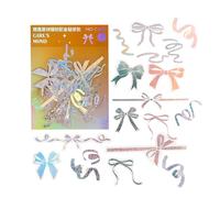 Paquet D'autocollants De Scrapbooking, Motifs De L'espace Extra-Atmosphérique De La Forêt Animale, 45 Pièces