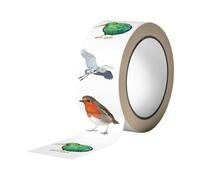 Paquet d'autocollants d'oiseaux de dessin animé - 500 pièces de conception animale, collection imperméable charmante avec des motifs lumineux, matériau en vinyle durable | Autocollants mignons pour