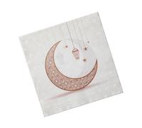 Paquet De 1 Serviettes Imprimées Série Moon Matériaux Fonctionnels Doux Et Absorbants Conviviaux Pour Les Fêtes Et Les Repas Serviettes Absorbantes Douces