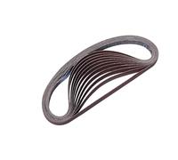 Paquet de 10 bandes abrasives 20x457 mm grain 120 SAM OUTILLAGE - 132520120