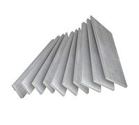 Paquet de 10 barres plates en aluminium 6061, longueur 500 mm | Excellente résistance à la soudabilité, idéale for les supports, les cadres et les constructions personnalisées(4x25x500mm)