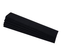 Paquet de 10 feuilles crépon supérieur 250x50 noir