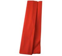 Paquet de 10 feuilles de crépon supérieur 2,5 x 0,5 m rouge