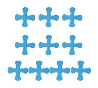 Paquet de 10 patchs de capteurs athlétiques antidérapants, Blue | Conception antidérapante et résistante à la transpiration, évacuation de l ' humidité respirante, maintien sécurisé