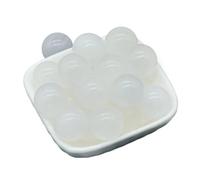 Paquet de 10 perles sphère pierres précieuses naturelles | Prêt à être exposé ou décoré, forme ronde lisse, utilisation sur étagère/bureau/collection