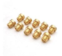 Paquet de 10 pièces carburateur principal Jet M6 M5 6mm 5mm filetage for DellOrto BGM Motoforce carburateur injecteur buse taille 50-200(115-138 (M5))