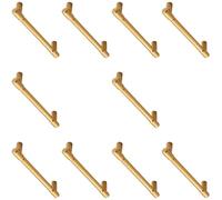 Paquet De 10 Poignées D'armoire Ergonomiques En Aluminium Conception À Prise Lisse Pour Le Matériel De Porte De Garde-robe De Tiroir Mise À Niveau Des Poignées De Tiroir En Aluminium Résistantes À